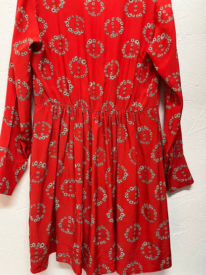 Robe en soie Sandro