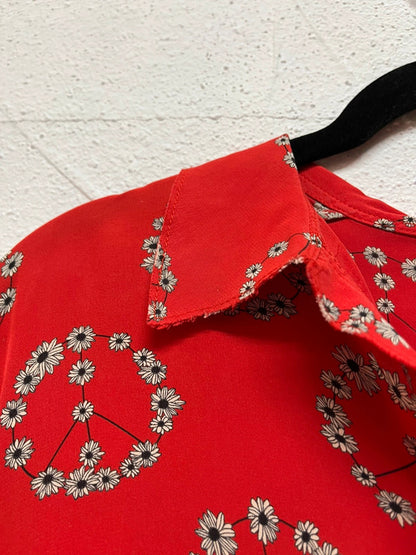 Robe en soie Sandro