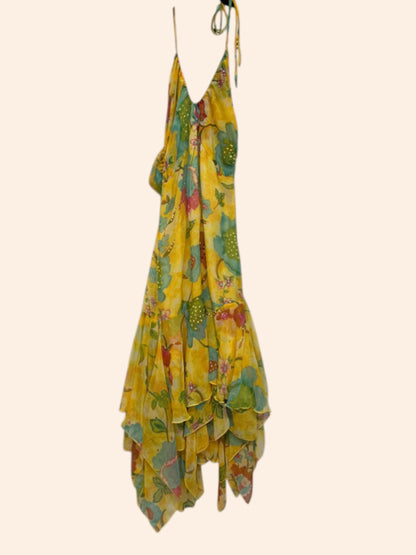 Robe vintage asymétrique