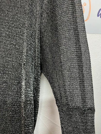 Robe maje argentée