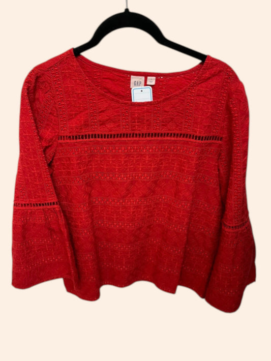 Blouse en dentelle rouge GAP