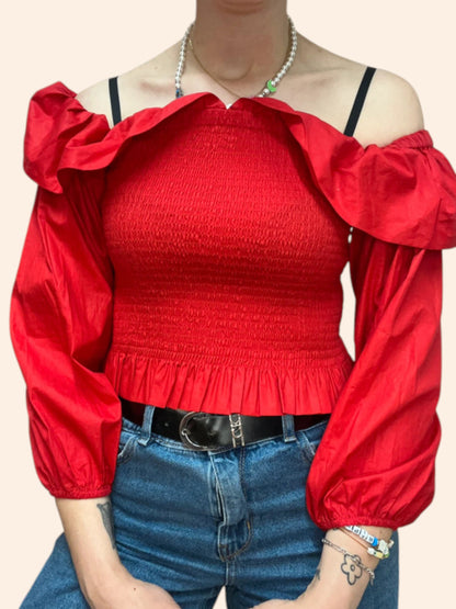 Blouse Maje épaules dénudées