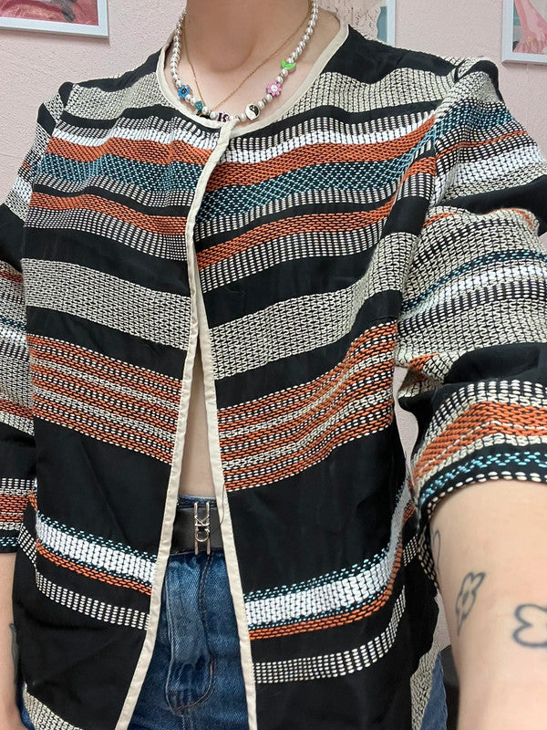 Gilet la fée maraboutée multi matières