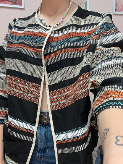 Gilet la fée maraboutée multi matières