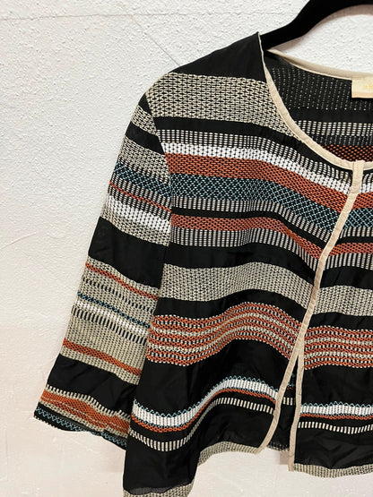 Gilet la fée maraboutée multi matières