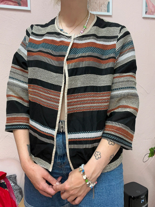 Gilet la fée maraboutée multi matières
