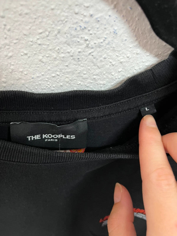 T-shirt noir I love The Kooples