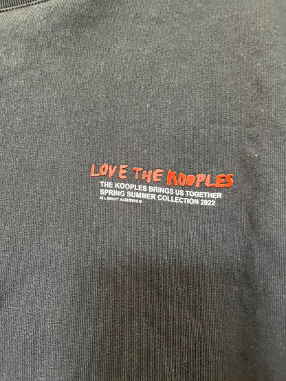 T-shirt noir I love The Kooples