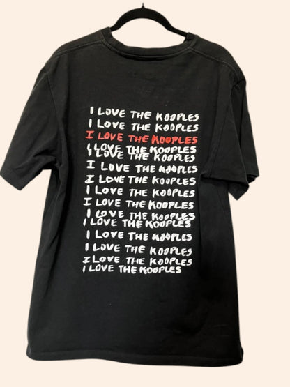T-shirt noir I love The Kooples