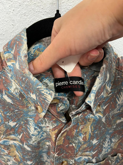 Chemisette vintage à motifs Pierre Cardin