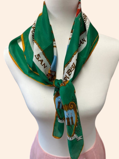 Foulard vintage Republic of San Marino 70x70