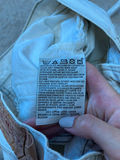 Short Levis 501 vintage blanc