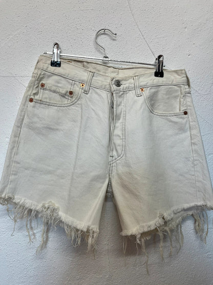 Short Levis 501 vintage blanc