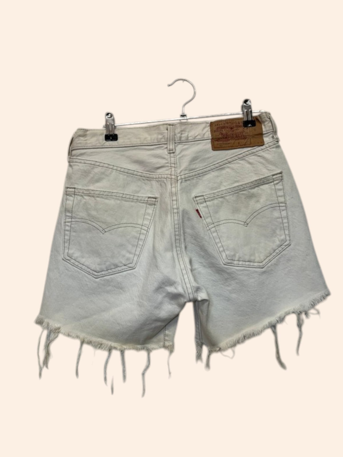 Short Levis 501 vintage blanc