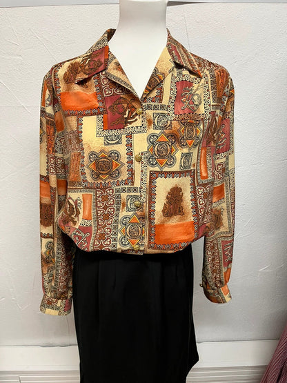Chemise vintage à motifs
