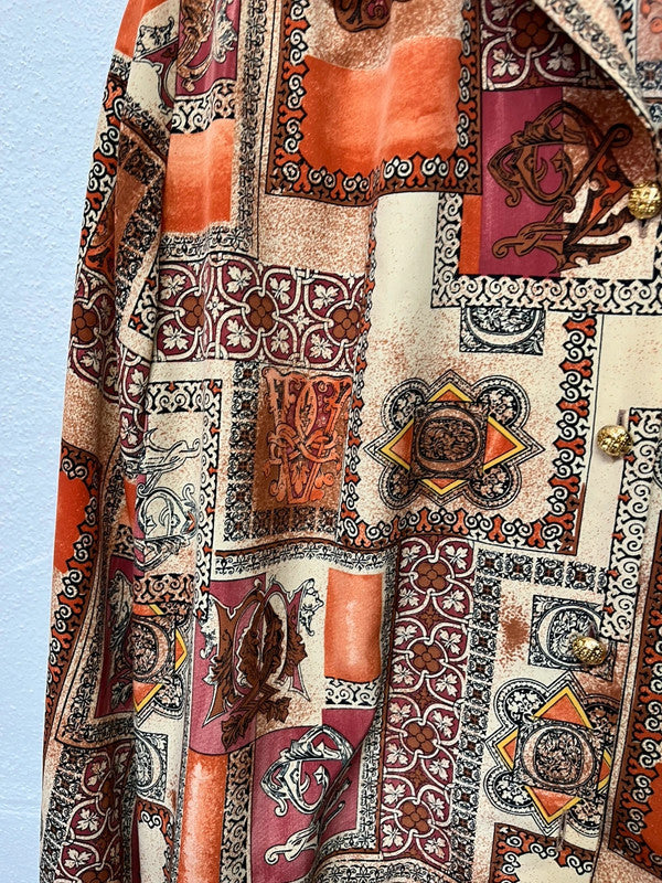Chemise vintage à motifs