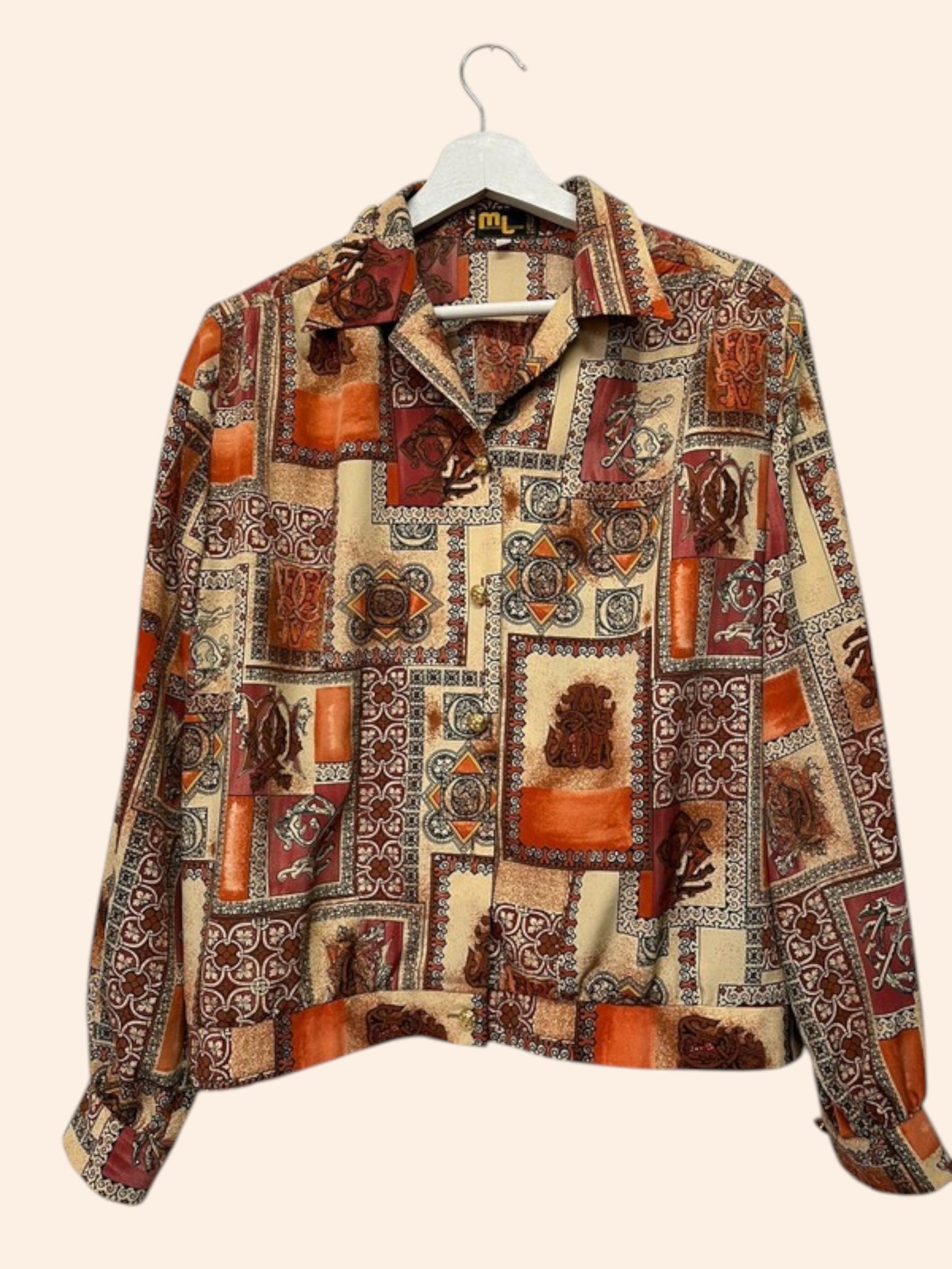 Chemise vintage à motifs