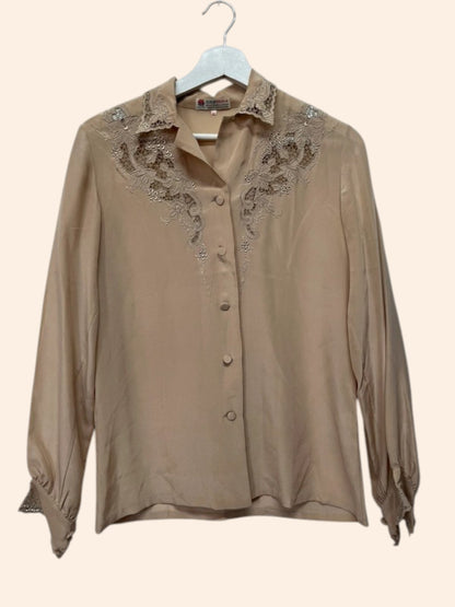 Chemise en soie vintage
