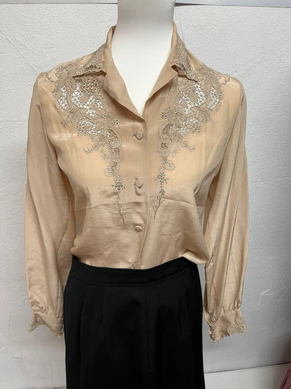 Chemise en soie vintage