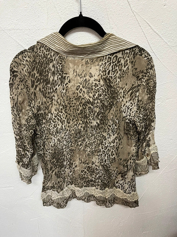 Chemise BIBA léopard