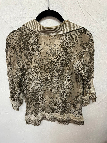 Chemise BIBA léopard
