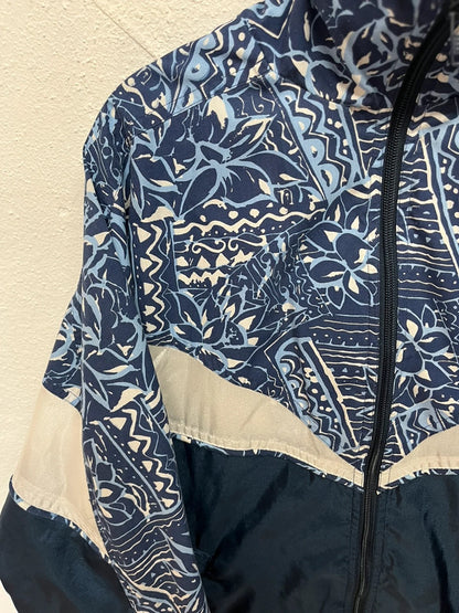 Track Jacket vintage à motifs