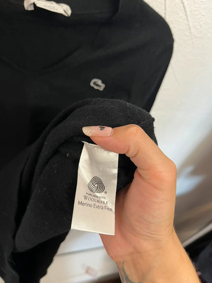 Pull Lacoste col V - Logo ton sur ton
