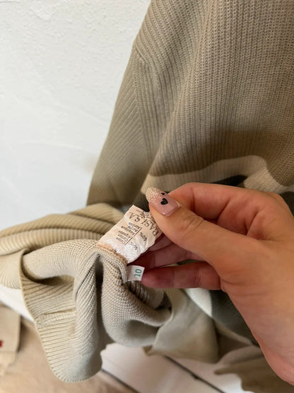 Pull Lacoste rayé - Col rond