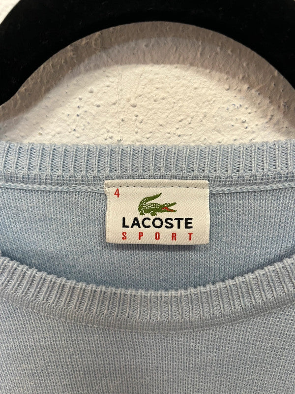 Pull Lacoste bleu clair - Col rond