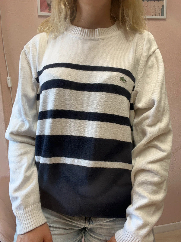 Pull Lacoste marinière - Col rond