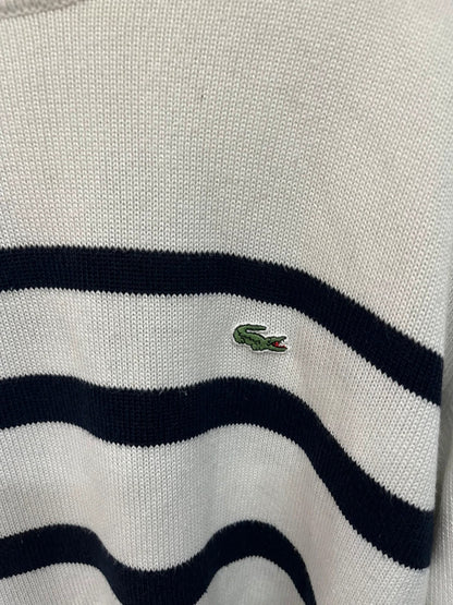 Pull Lacoste marinière - Col rond