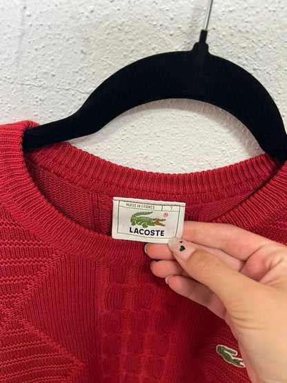 Pull Lacoste vintage en maille