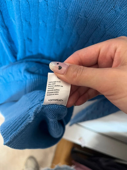 Pull Lacoste en maille torsadée