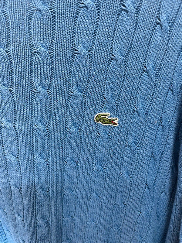 Pull Lacoste en maille torsadée