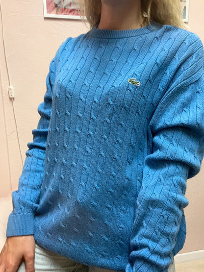 Pull Lacoste en maille torsadée