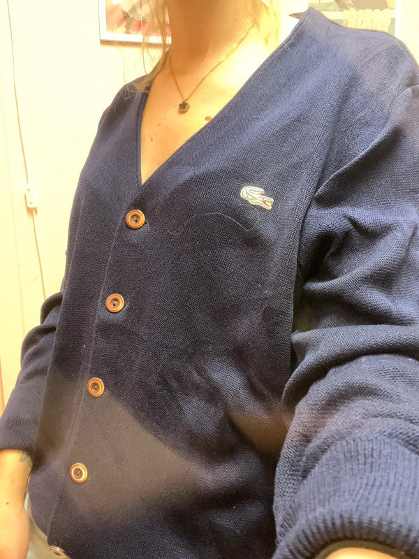 Cardigan Lacoste vintage