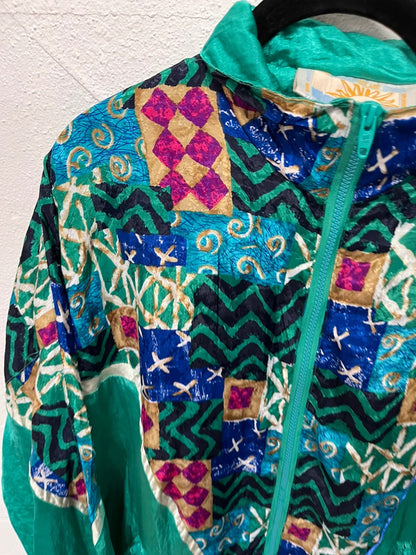 Crazy trackjacket Vintage - Motifs Fantaisie - Satinée