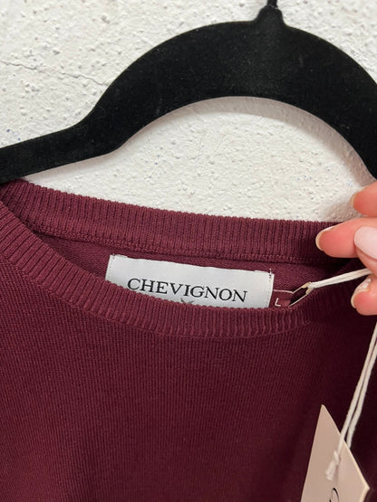 Pull Chevignon logo brodé ton sur ton - Col rond