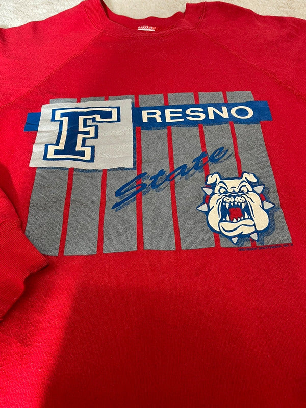 Sweat crewneck Vintage universitaire - Fresno University