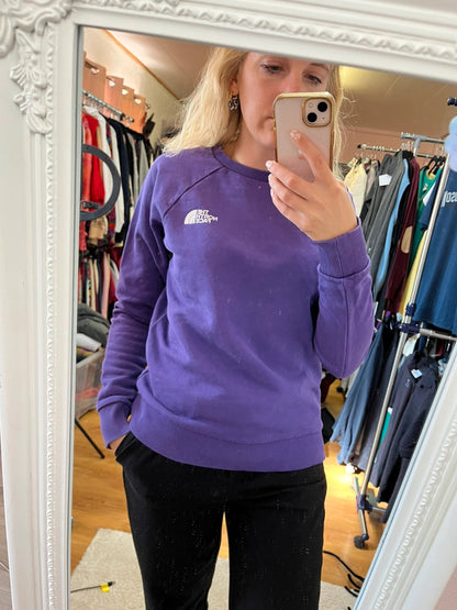 Sweat crewneck The North Face violet - Logo à l'arrière