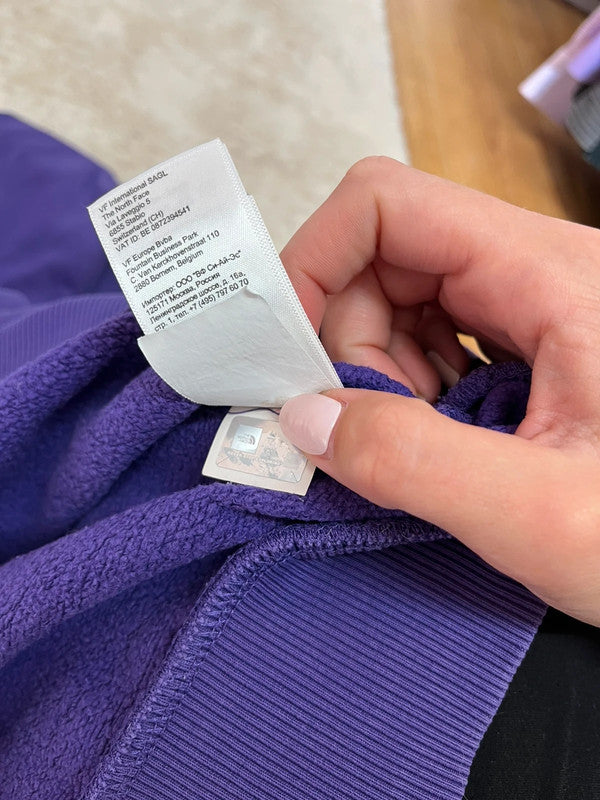 Sweat crewneck The North Face violet - Logo à l'arrière