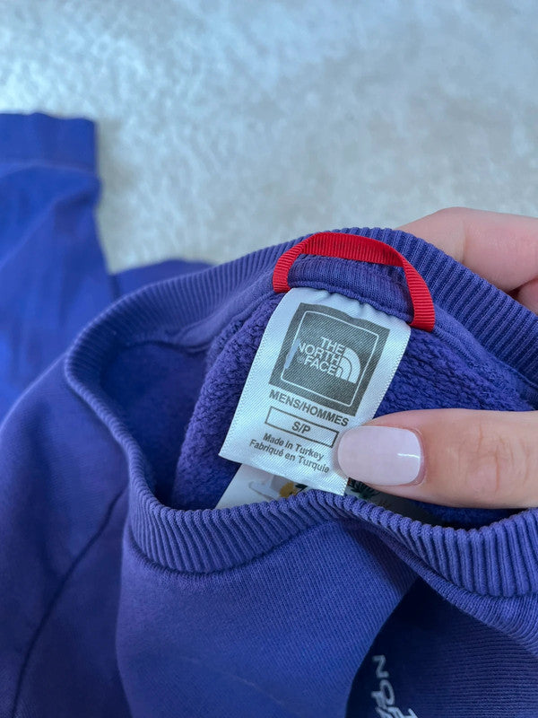 Sweat crewneck The North Face violet - Logo à l'arrière