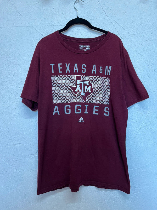 T-shirt Adidas Texas A&M - Texas Aggies Football Américain NFL