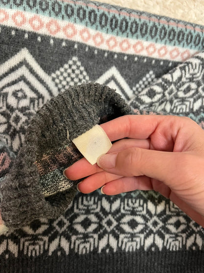 Pull vintage - Motifs jacquard