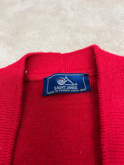 Cardigan Vintage Saint James - Boutons dorés