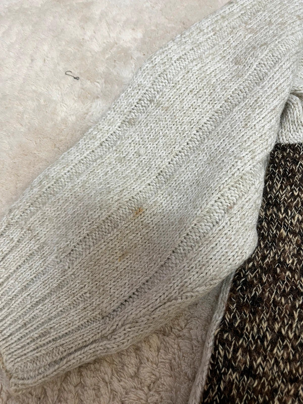 Pull vintage à motifs - Coloré