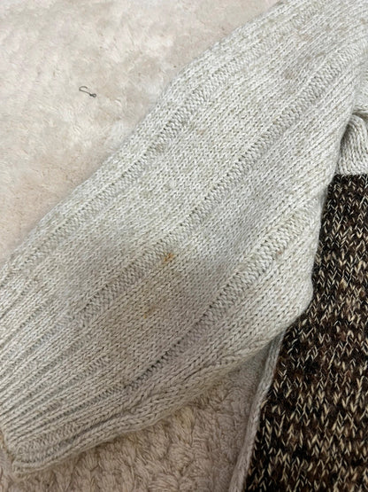 Pull vintage à motifs - Coloré