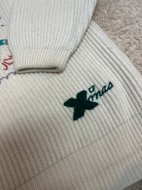 Pull vintage brodé - Mood Noël