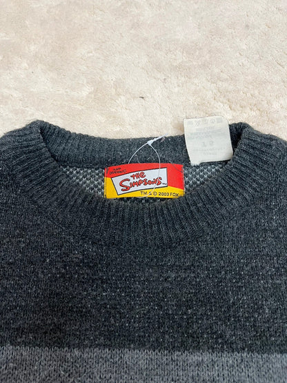 Pull vintage Bart Simpson - Logo avant et arrière