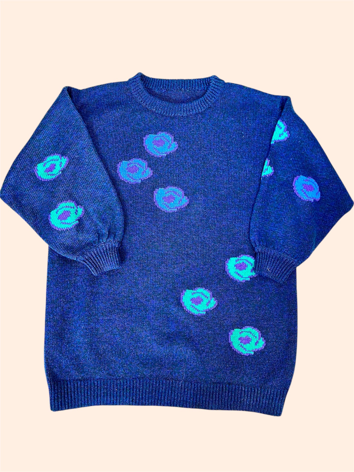 Pull vintage à motifs